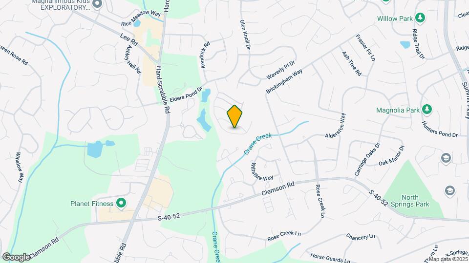 341 Elders Pond Cir Map and Location Details