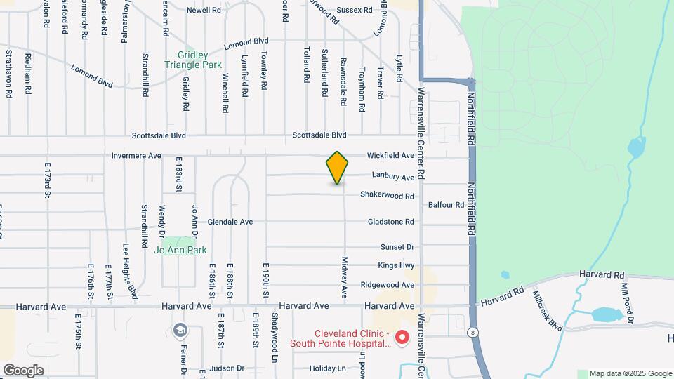 19611 Shakerwood Rd Map and Location Details