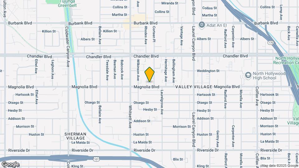 12345 Magnolia Blvd Mapa y Detalles de la Ubicación