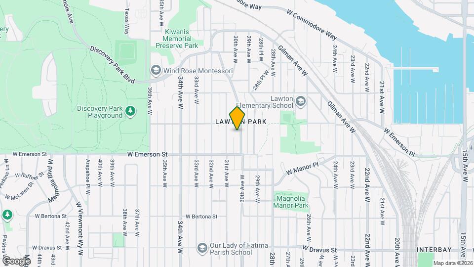 3839 30th Ave W Map and Location Details