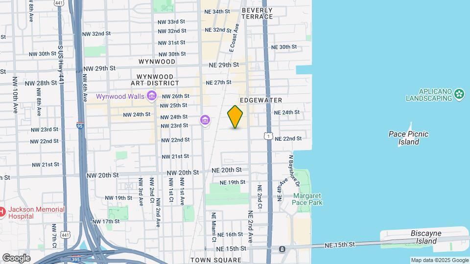 154 NE 23rd St, Unit S Map and Location Details