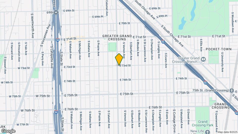 7301 S Martin Luther King Dr Mapa y Detalles de la Ubicación