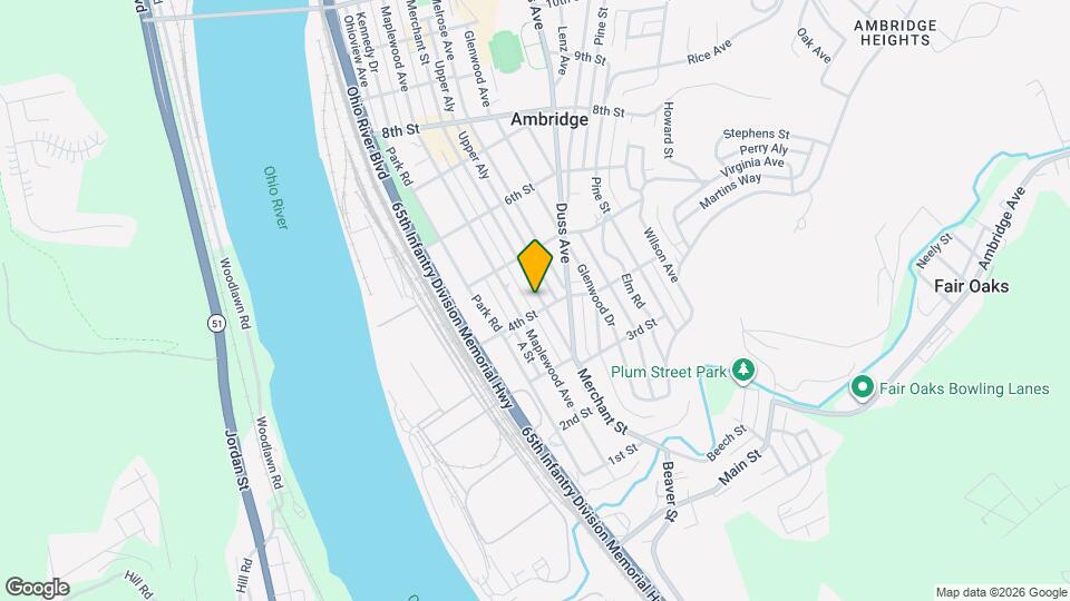 411 Merchant St, Unit 2nd Fl. F Mapa y Detalles de la Ubicación