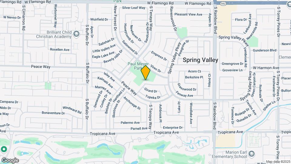 7434 Coffeyville Ave Map and Location Details