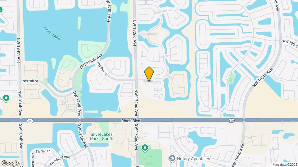 874 NW 170th Terrace Mapa y Detalles de la Ubicación
