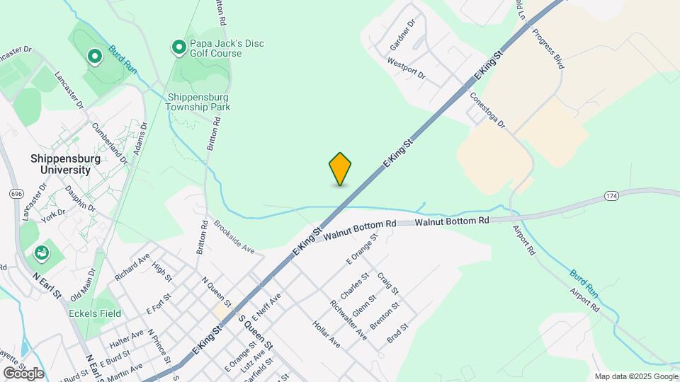 735 E King St Map and Location Details