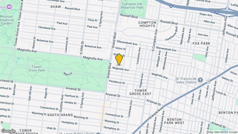 3517 Magnolia Ave Mapa y Detalles de la Ubicación