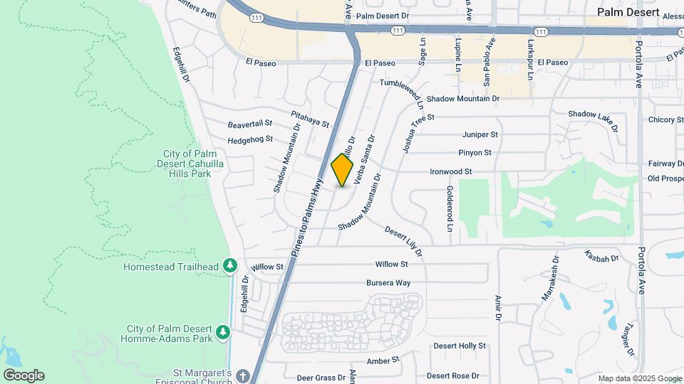 46100 Ocotillo Dr Map and Location Details