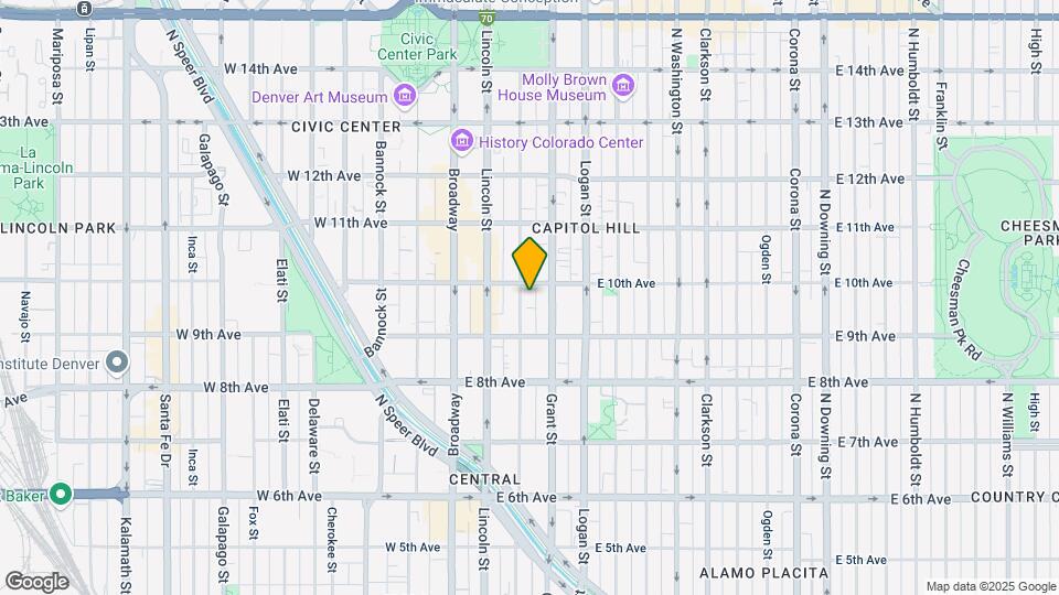960 Sherman St Map and Location Details