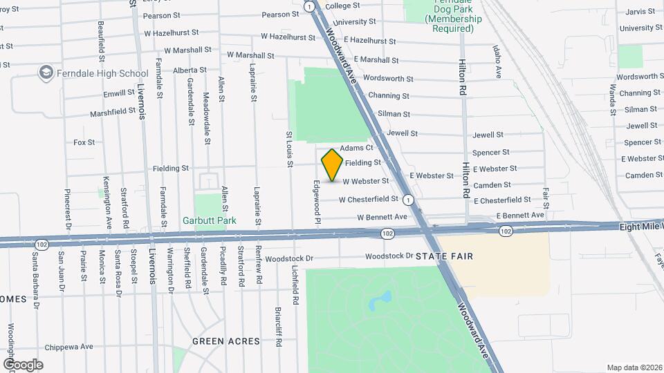 353 W Webster St, Unit Lower Map and Location Details