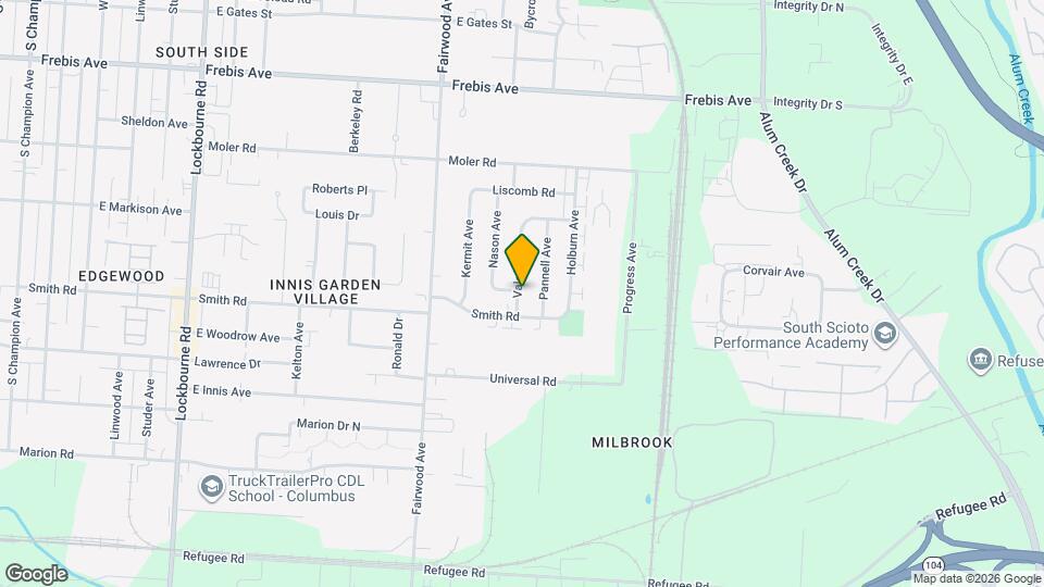 1906 Valcon Ave Map and Location Details