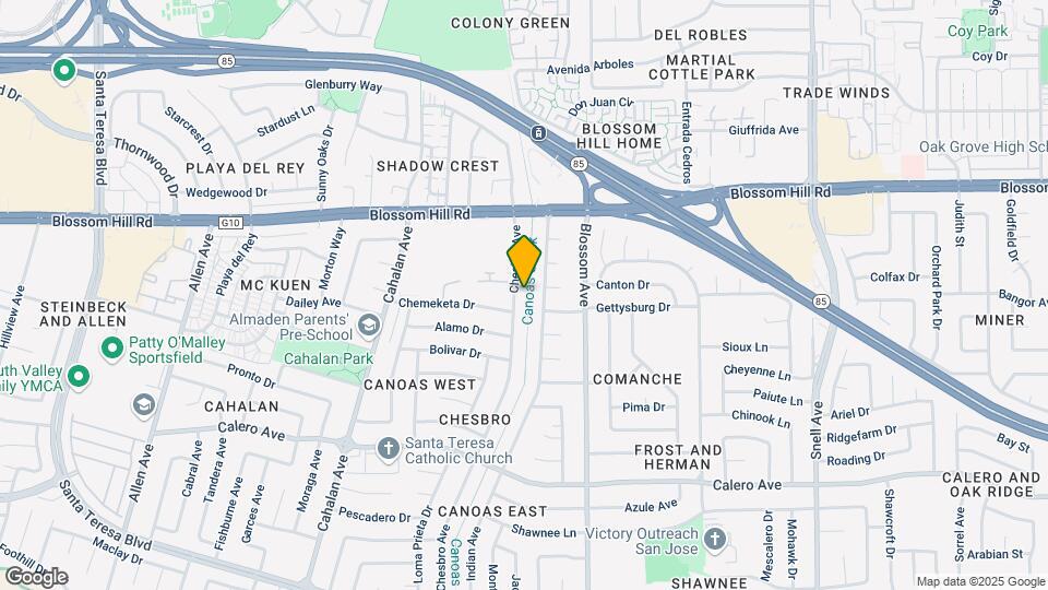 5724 Chesbro Ave Map and Location Details