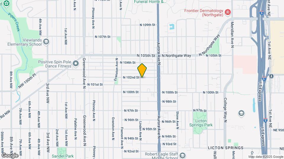 903 N 102nd St Map and Location Details