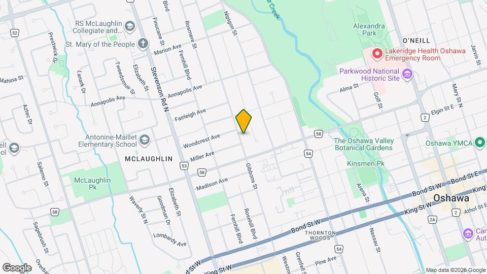 265 Gibbons St Map and Location Details