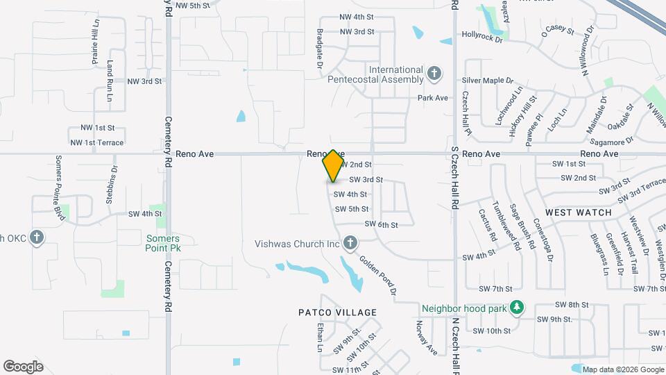 410 S Greengate Dr Map and Location Details