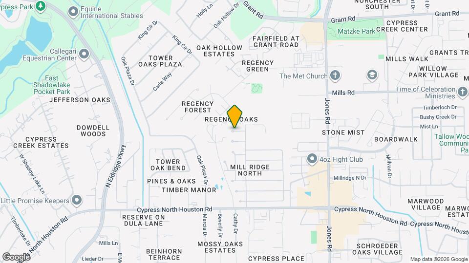 12510 Bent Way St Map and Location Details