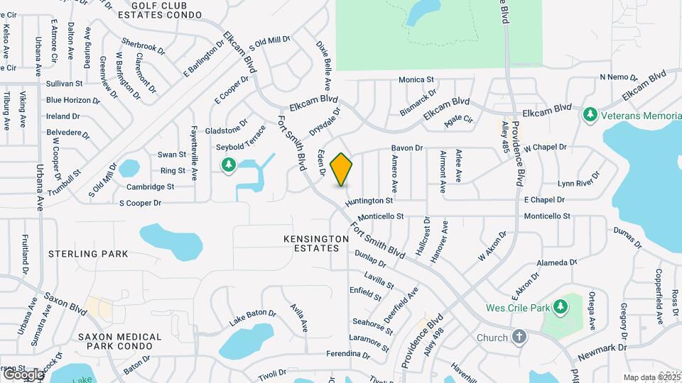 1510 Bavon Dr Map and Location Details