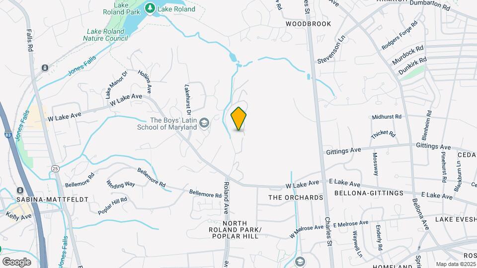 Elkridge Estates Mapa y Detalles de la Ubicación