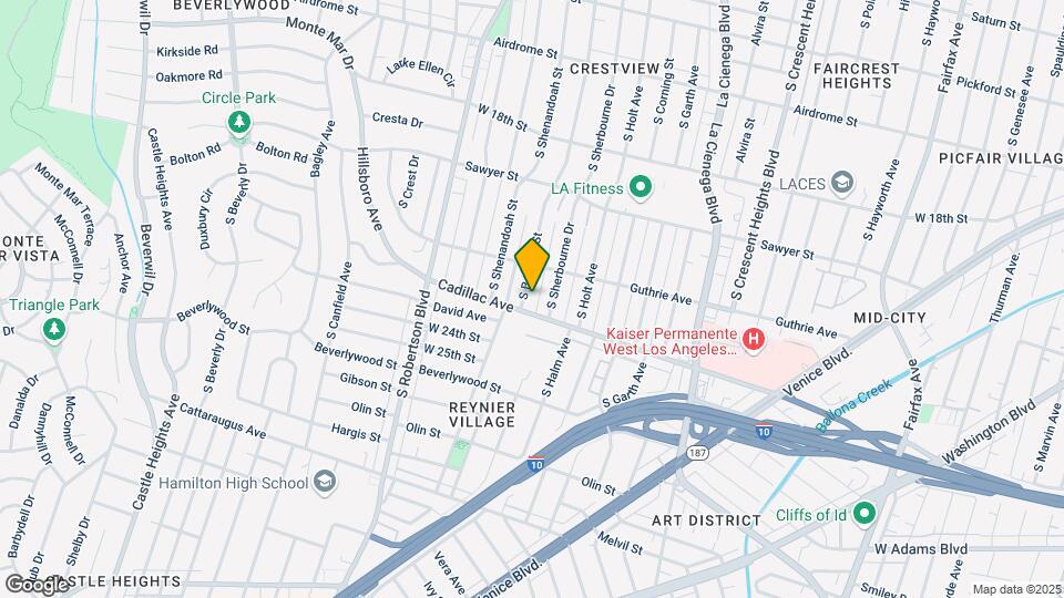2034 S Bedford St Map and Location Details