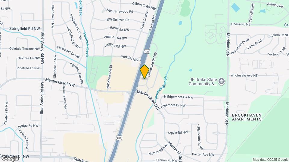 3609 Lakewood Dr NW Map and Location Details