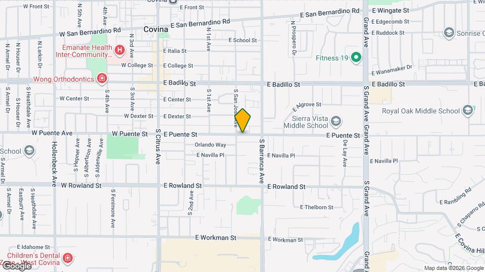 414 E Puente St, Unit 414 E Puente Mapa y Detalles de la Ubicación