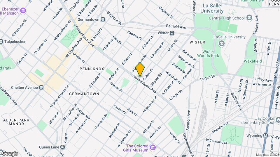 5155 Germantown Ave Mapa y Detalles de la Ubicación