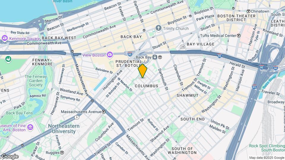 19 Holyoke St, Unit 4 Map and Location Details