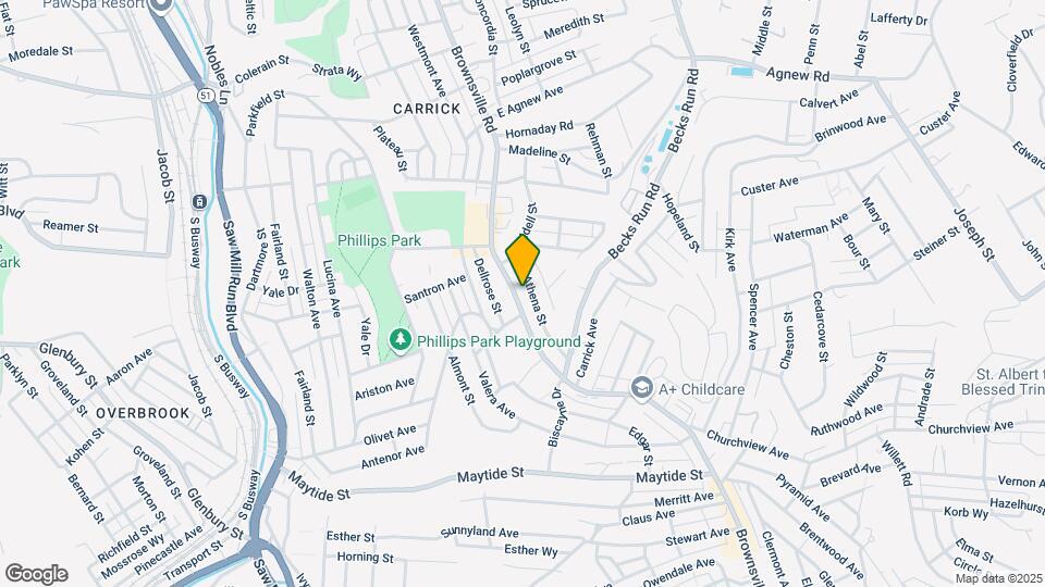 2247 Brownsville Rd Mapa y Detalles de la Ubicación