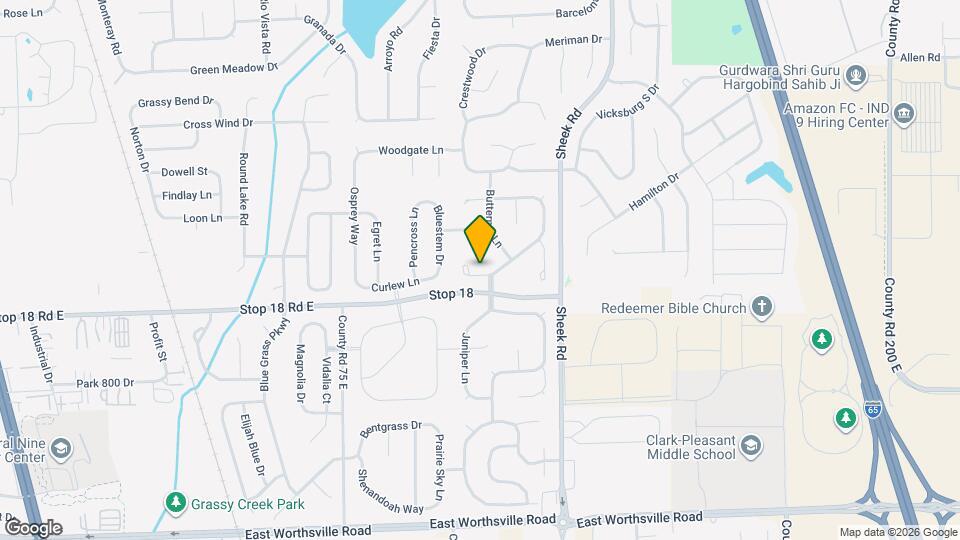 1058 Sugar Maple Dr Map and Location Details