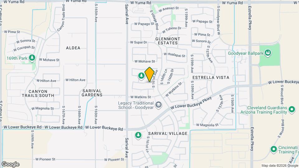 16129 W Hilton Ave Map and Location Details