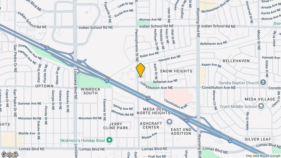 1300 Pennsylvania St NE Mapa y Detalles de la Ubicación