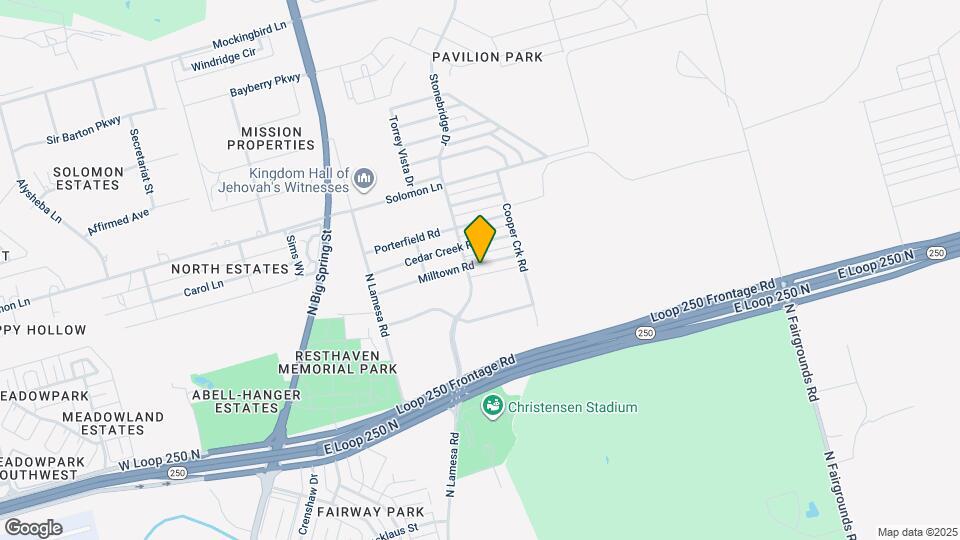 1306 Milltown Rd Map and Location Details