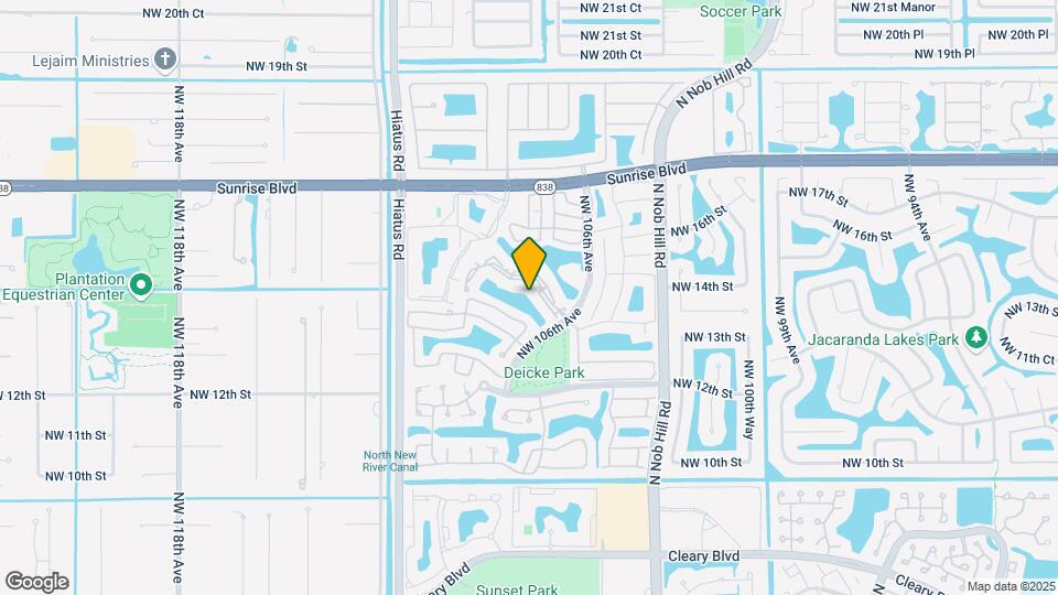 10600 NW 14th St Map and Location Details