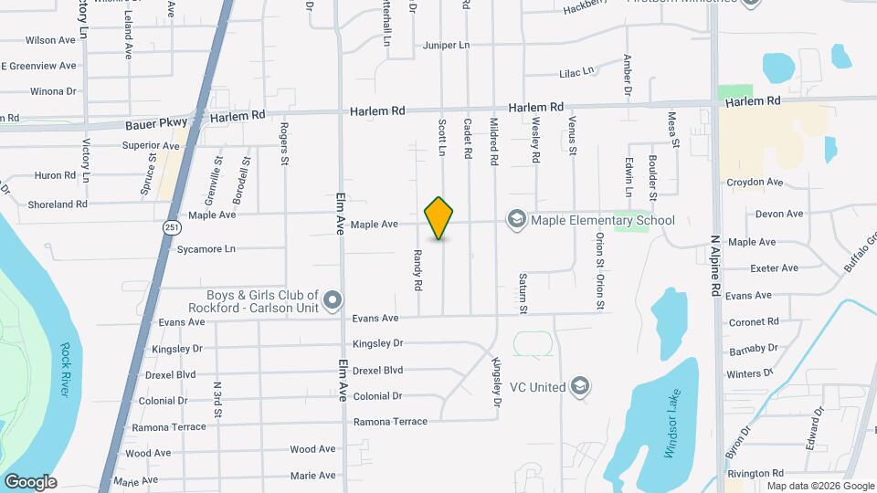 7604 Scott Ln Map and Location Details