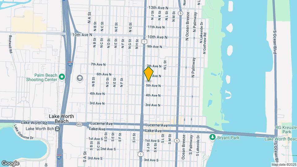 507 N J St Map and Location Details