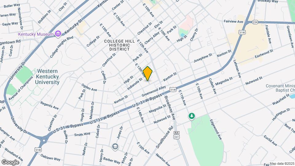 1303 Kenton St Map and Location Details