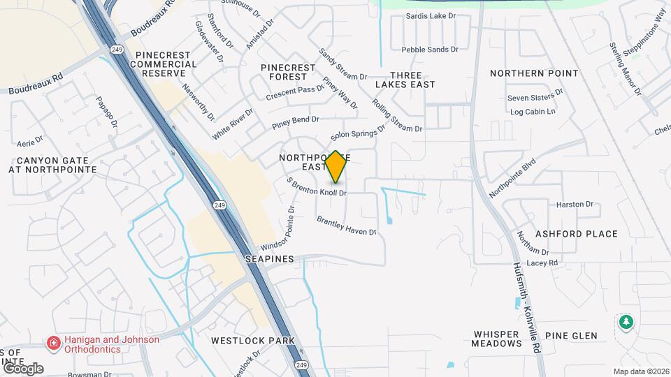 19202 Poplar Trails Ln Map and Location Details