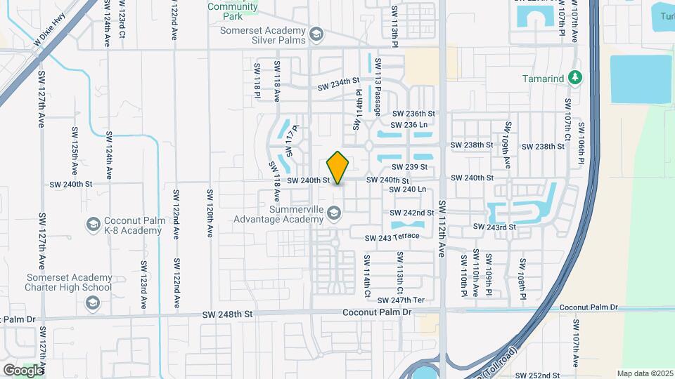 11510 SW 240th Terrace Map and Location Details