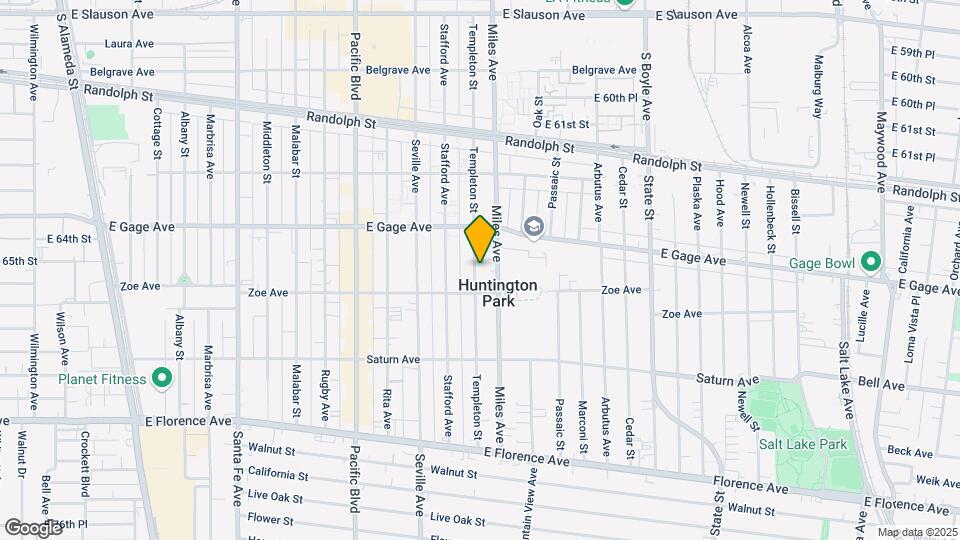 6512 Templeton St Map and Location Details