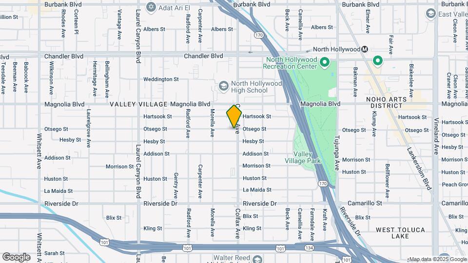 5061 Colfax Ave Mapa y Detalles de la Ubicación