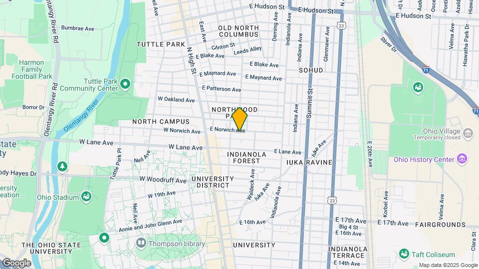105 E Norwich Ave Mapa y Detalles de la Ubicación