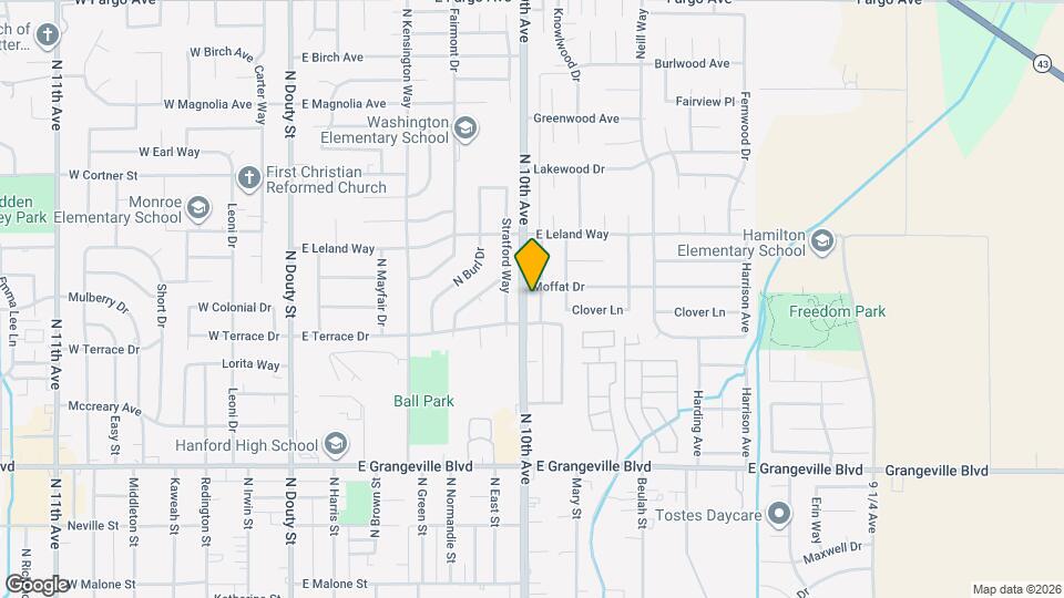 2012 Parker Pl, Unit Apt #1 Map and Location Details