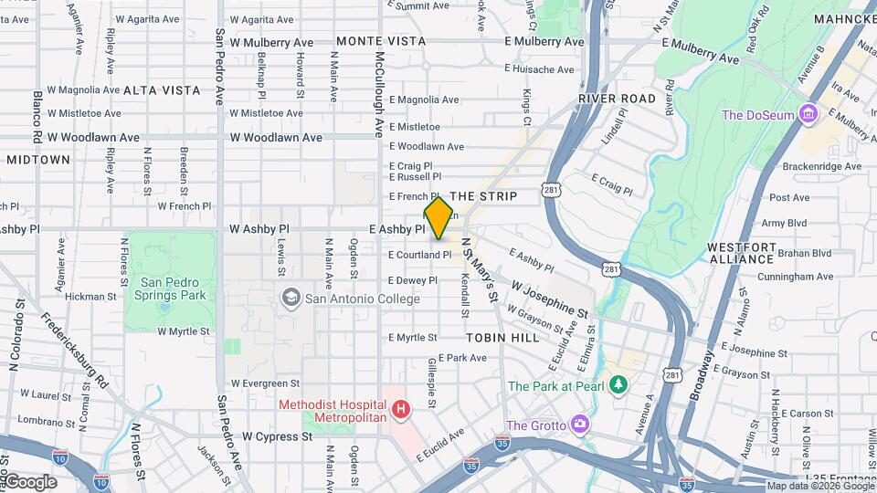 503 E Courtland Pl Map and Location Details