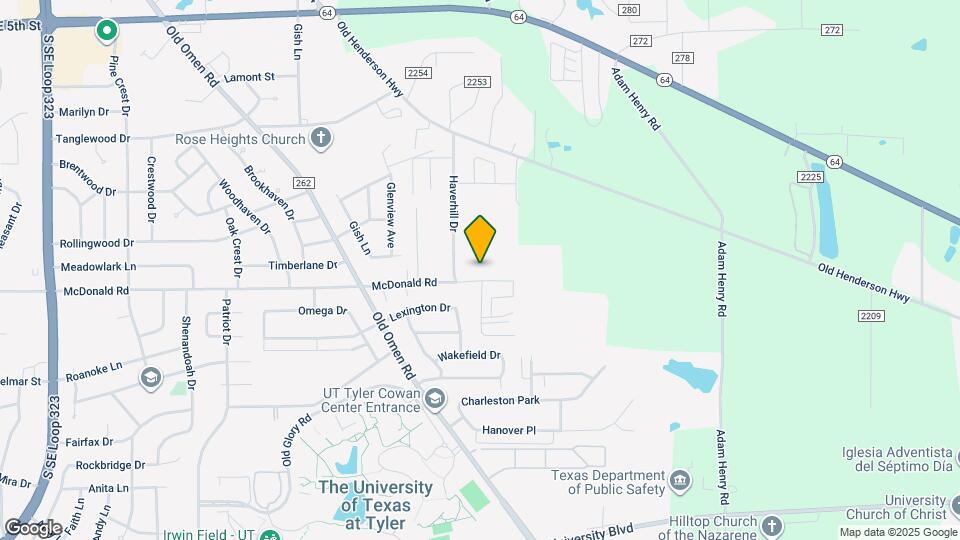 3922 McDonald Rd Map and Location Details