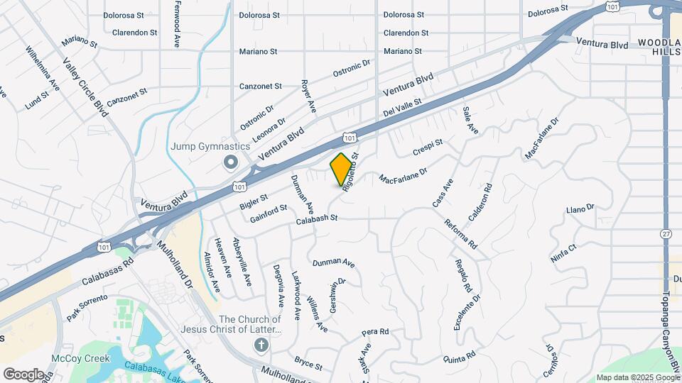 4961 Rigoletto St Map and Location Details