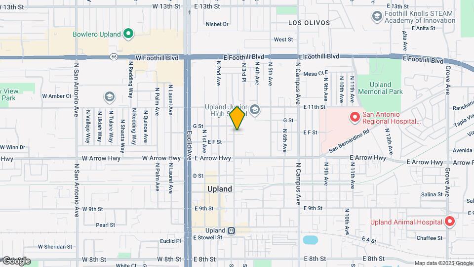 650 N 3rd Ave Map and Location Details