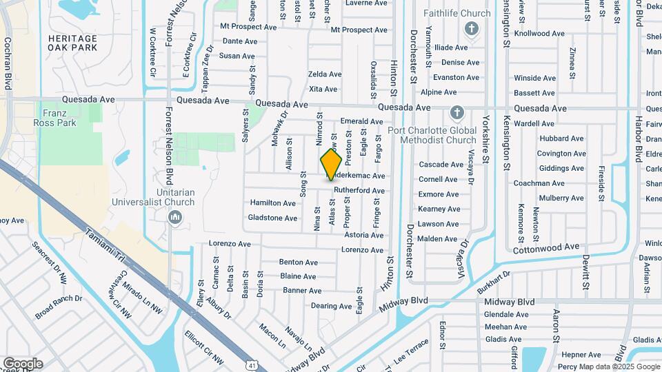 20328 Rutherford Ave Map and Location Details