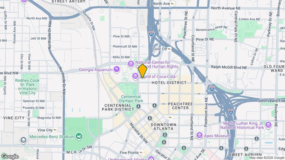 285 Centennial Olympic Dr Map and Location Details