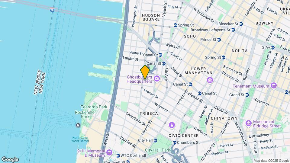 114-116 Hudson St Map and Location Details