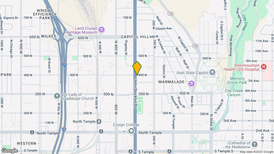 376 N 300 W Map and Location Details